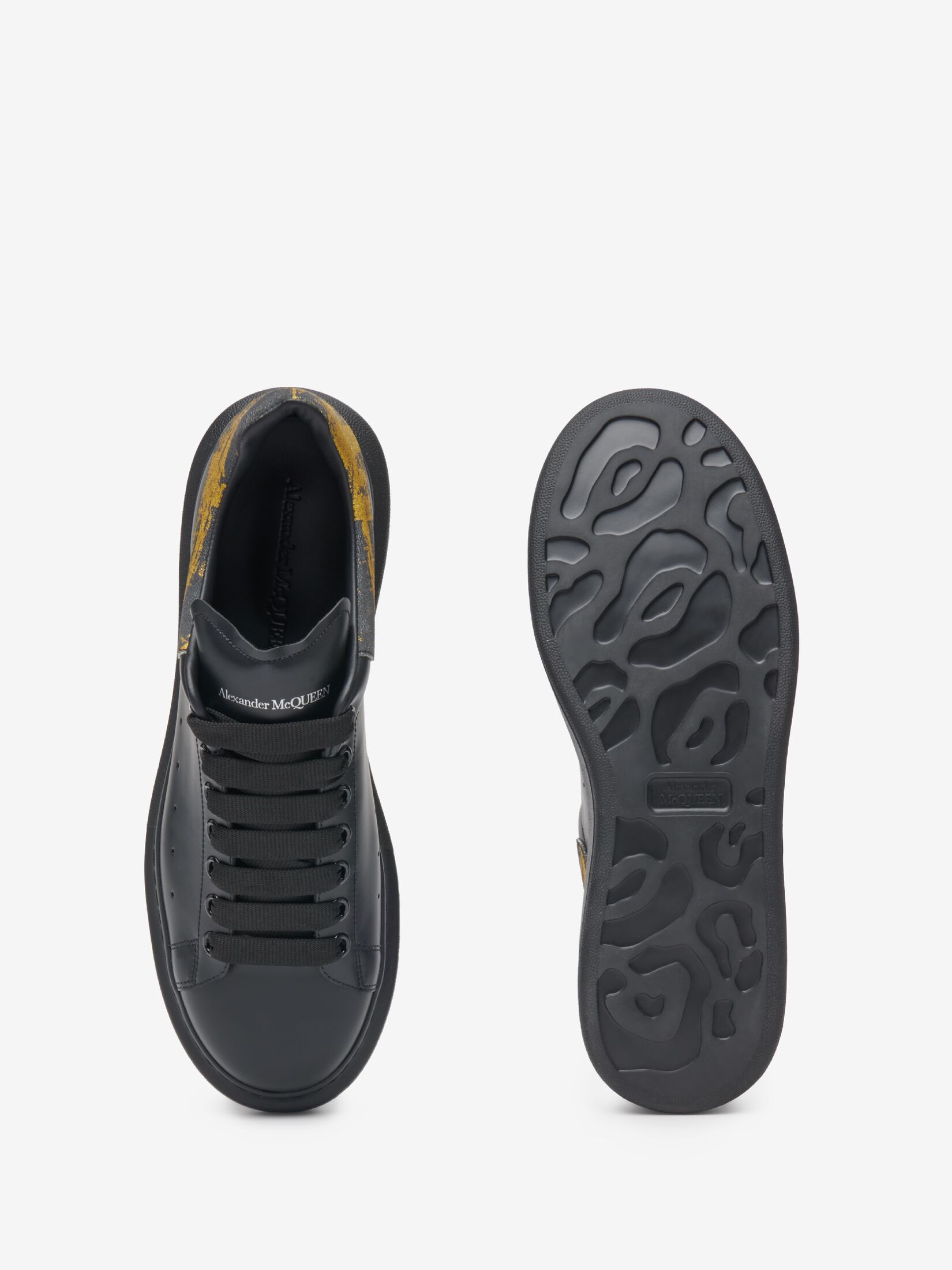 Alexander McQueen Sneaker herren oversize 553680WHGP59000 Leder Logo schuhe  | eBay